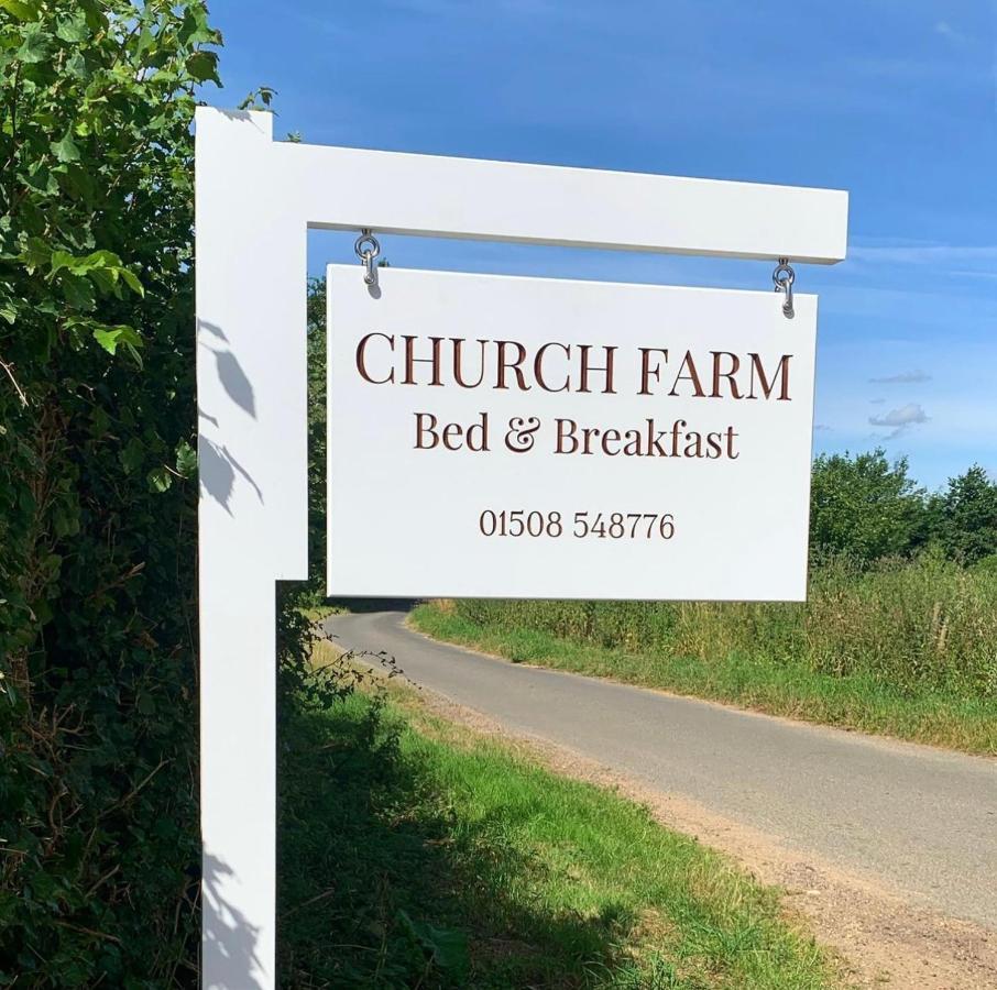 Church Farm Acomodação com café da manhã Thurlton Exterior foto